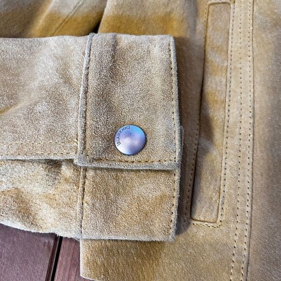 Anthropologie Blank NYC Chartreuse  Leather Cropped Jacket Size Medium - Picture 11 of 15